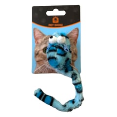 GENERICO - Juguete para gato con estampado de leopardo - Celeste.