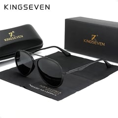 KINGSEVEN - Lentes de Sol Modelo Aviador Proteccion UV 400