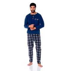 GENERICO - Pijama Micro Polar Azul Hombre