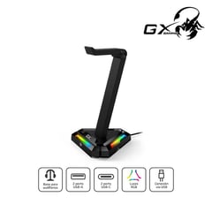 GENIUS GX - Base Genius para audífonos GX UH100 RGB BLACK