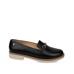 VIALE - Zapato Mocasín Casual TATI-2431 Negro Cuero