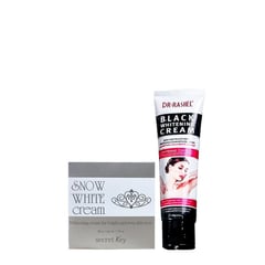 SECRET KEY - 1 Crema Snow White 50 Gr+1 Crema Blanqueadora Corporal Dr Rashel 100Gr