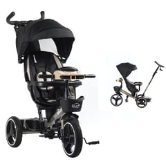 EBABY - Triciclo Guiador Asiento Giratorio Musical y Luces EB367 -NG