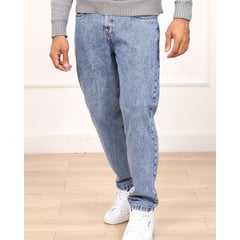 DM DEXMEN - Pantalón Dexmen Jean Oversize Celeste