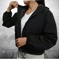 GENERICO - Chaqueta Cortaviento Cargo Mujer