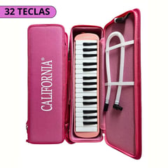 CALIFORNIA - Melodica de 32 teclas Rosado  "CALIFORNIA"