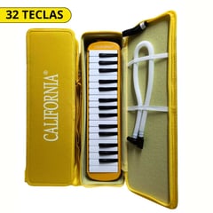 CALIFORNIA - Melodica de 32 teclas Amarillo "CALIFORNIA"