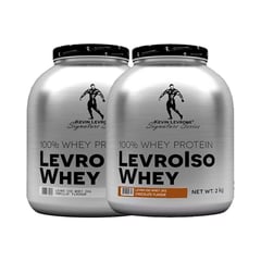 KEVIN LEVRONE - Pack 02 Proteina Isolatada Levroiso Whey 2Kg Mixto