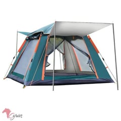 GENERICO - Camping Familiar Doble Capa Proteccion UV 6 personas