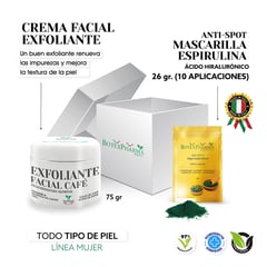 BOTEXPHARMA - SET Limpieza Profunda Exfoliante+ Mascarilla +hialuronico MUJER