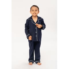 SUEN - Pijama Algodón Pima Kids Pantalón - Azul