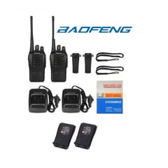 PREMIUM - Par de Walkie talkie radio bidireccional BF-888S BAOFENG Original