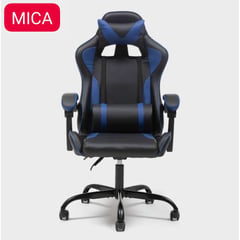 GENERICO - SILLA GAMER MARCA MICA MODELO DESTROYER COLOR AZUL