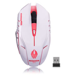 MICRONICS - Mouse Gamer Inalambrico Alien M834wl Wifi Recargable Blanco