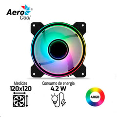 AEROCOOL - Cooler Para Case MIRAGE 12 120MM ARGB