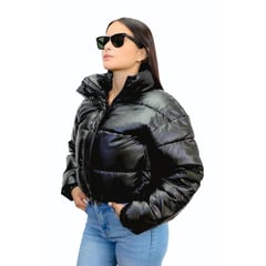 GENERICO - CASACA ACOLCHADA ESTILO BOMBER A LA CINTURA IMPERMEABLE