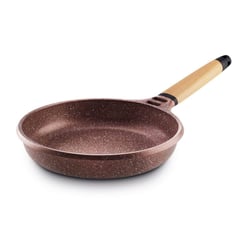 CASTEY - SARTÉN 24CM TERRACOTA MANGO MADERA DESMONTABLE