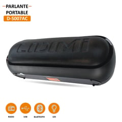 LIDIMI - Parlante Portátil 44W USB BLUETOOTH BASS+ D-S007AC