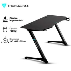 THUNDERX3 - Escritorio Gamer ED5 140CM-DESK-FIXED-V1