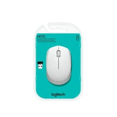 LOGITECH - MOUSE M170 INALÁMBRICO BLANCO