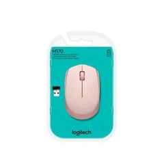 LOGITECH - MOUSE M170 INALÁMBRICO ROSADO