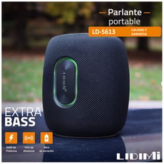 LIDIMI - Parlante Portable X-BASS BT LD-S613 USB IPX6