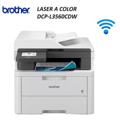 BROTHER - Impresora DCP-L3560CDW Wifi Multifuncional Laser color 3560