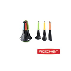 ROICHEN - Juego de Utensilios 7 piezas para cocina Colores Natural