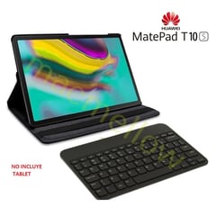 GENERICO - Funda Giratoria + Teclado Bluetooth para Huawei MatePad T 10S 10.1