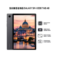 SAMSUNG - Tablet Galaxy TAB A8 SM-X200 RAM 3GB Almacenamiento 32GB 10.5" Android 11