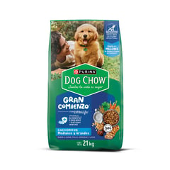 DOG CHOW - ALIMENTO PERRO CACHORROS MEDIANOS Y GRANDES 21KG