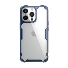 CAFINI - Case Nillkin Nature TPU para iPhone 15 Pro Max - Azul