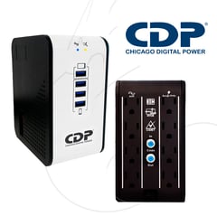 CDP - Estabilizador 08 Tomas / 4 Puertos Usb R2cu-avr1008i