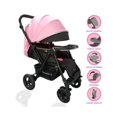 BAMBINO - Coche Cuna «ENNA» Pink