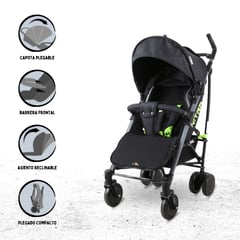 BABYGO - Coche Bastón Deportivo BABY GO «NITRO» Marengo