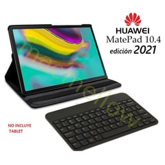 GENERICO - Funda Giratoria + Teclado Bluetooth para Huawei MatePad 10.4 2021