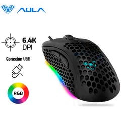 AULA - Mouse F810 6,400 DPI RGB