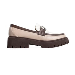 NONOS - Zapatos Mocasin Casual Mujer MOC10 Hueso