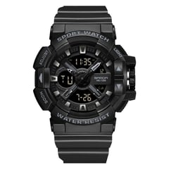 SANDA - Reloj Deportivo Hombre 3128 Resina Dual Timer