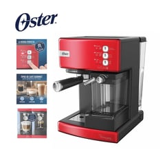 OSTER - Cafetera Automática de Espresso ® PrimaLatte™ Rojo