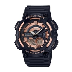 CASIO - Reloj AEQ110W-1B3V- GRATIS Audífonos Bluetooth