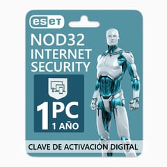 ESET - Antivirus NOD32 Internet Security 1PC 1 Año