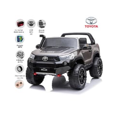 TOYOTA - Carro a Batería Licenciado para Niños «HILUX» Gray