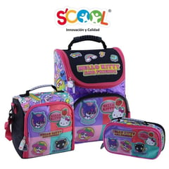 SET MOCHILA PICK MAGIC HELLO KITTY & FRIENDS