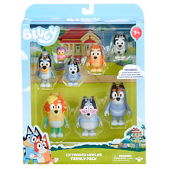 BLUEY - Pack x 8 figuras