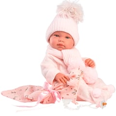 LLORENS - Muñeca Tina 43 cm Toquilla Bambi Rosa