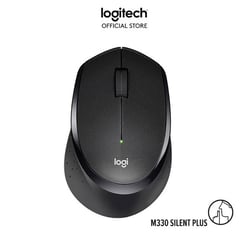 LOGITECH - Mouse Silent Plus M330 Inalámbrico Ghz 2.4 - Negro