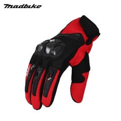 MADBIKE - GUANTE DE MOTO ROJO TALLA L