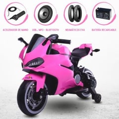 DUCATTI - Moto a Batería para Niños «DUCATTI» Pink