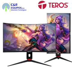 TEROS - Monitor Gamer TE2766G 27 VA Curvo 1920x1080